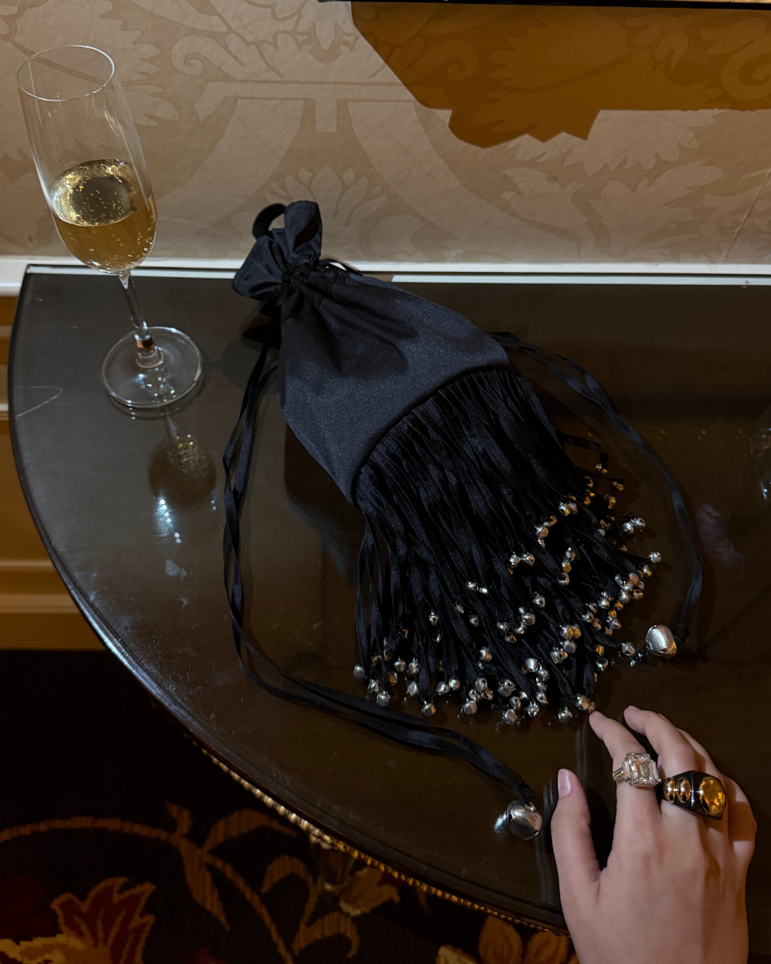 Rocky Bag - Raye (black & silver)