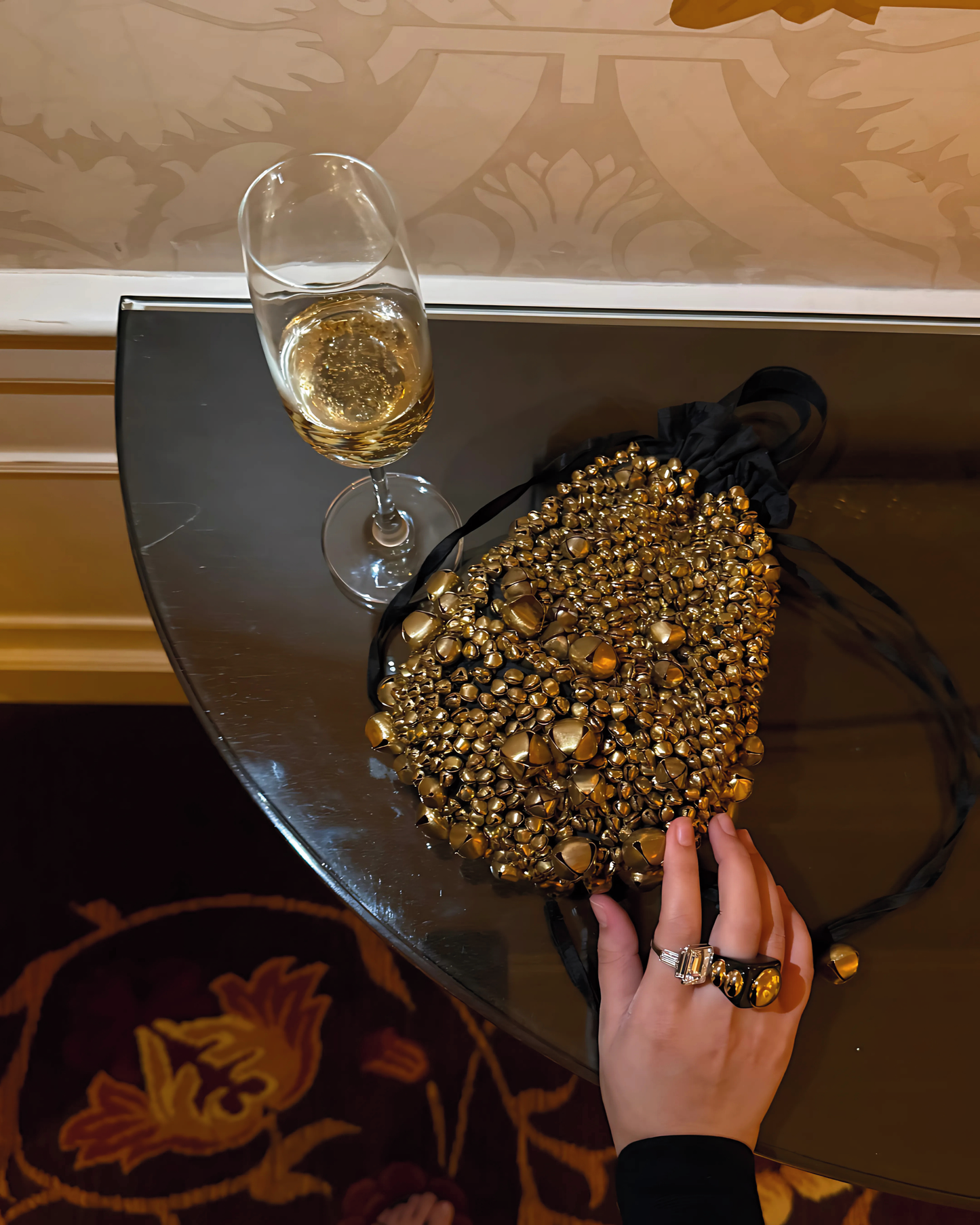 Rocky Bag - Jhoom (black & gold)