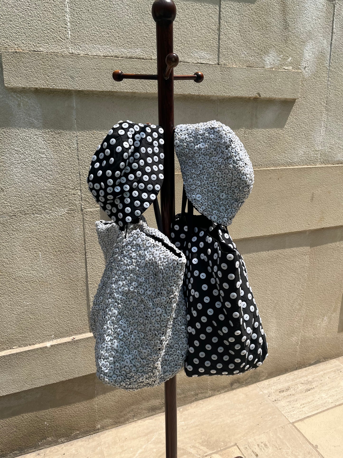 Extra Buttons on Buttons on Buttons - Vamos Tote Bag + Bucket Hat