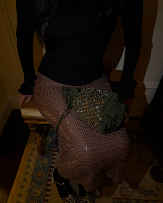 Rocky Bag - Siren (green & dusky gold)