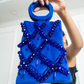 Diana Blue Luminaire Bag