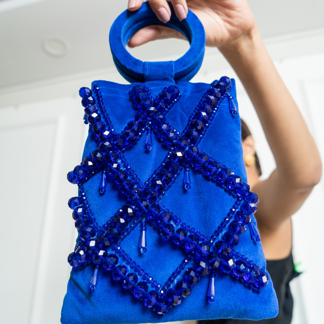 Bolso Luminaria Diana Azul
