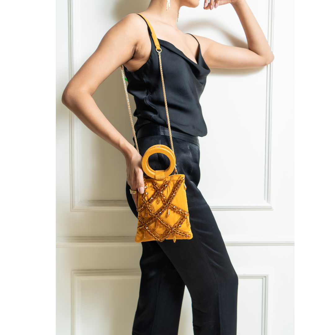 Bolso Luminaria Amarillo Marilyn
